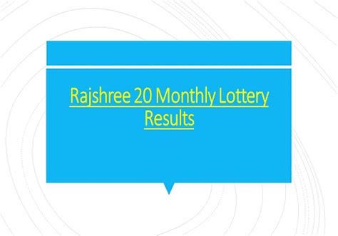 statelotteries.goa.gov.in photos|Rajshree Results .